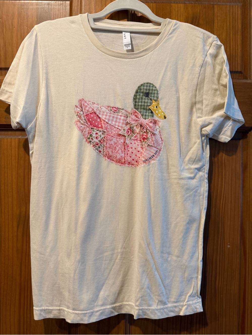 Nwot! YL patchwork mallard duck 🦆 Tshirt